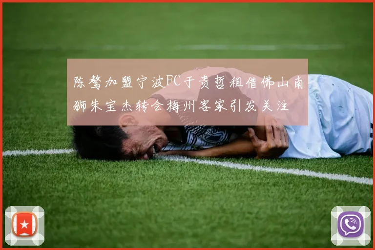 陈骜加盟宁波FC于贵哲租借佛山南狮朱宝杰转会梅州客家引发关注